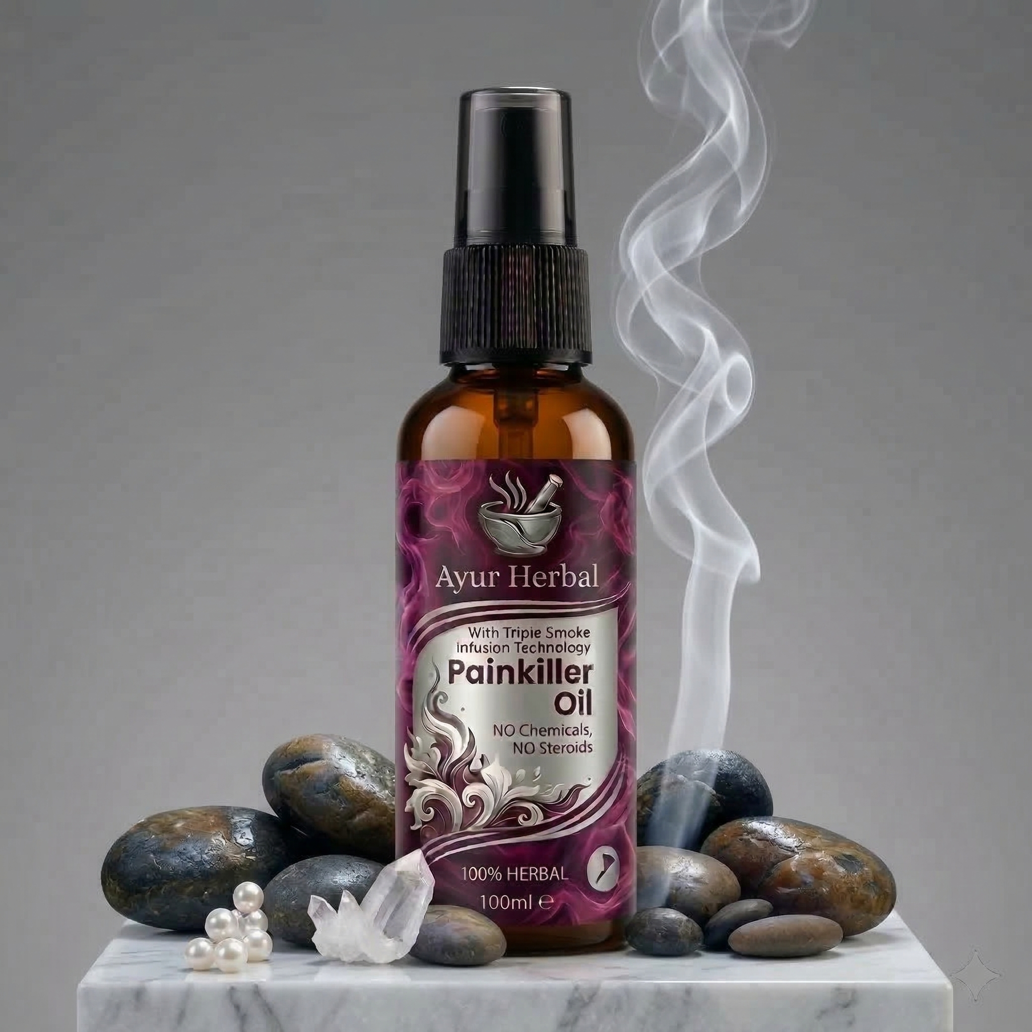 Nisarga Smoke Pain Relief & Massage Oil 🌿